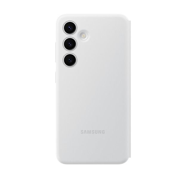 Samsung Galaxy S24 Plus Smart View Wallet Case | White Samsung Galaxy S24 Plus Smart View Wallet Case | White